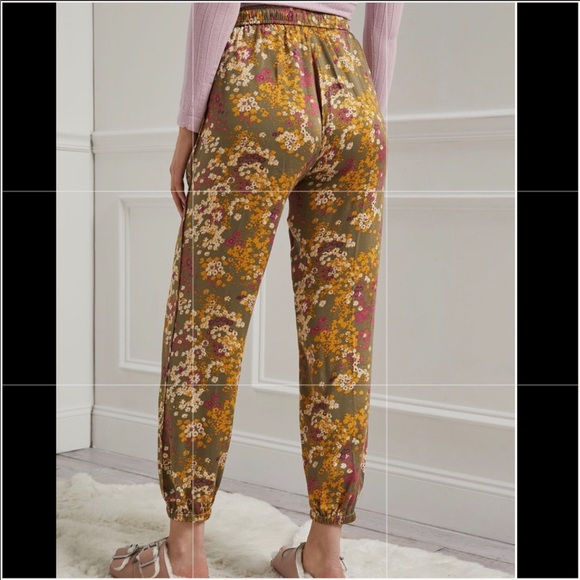 Anthropologie Claudette Floral Joggers - Picture 2 of 8